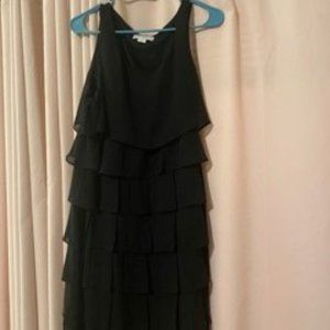 Jessica Simpson•sleeveless ruffled, LBD•sz.14•